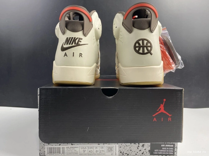 Rep (2020) Sail Brown Jordan Quai54 6 AIR Retro CZ4152-100 0817